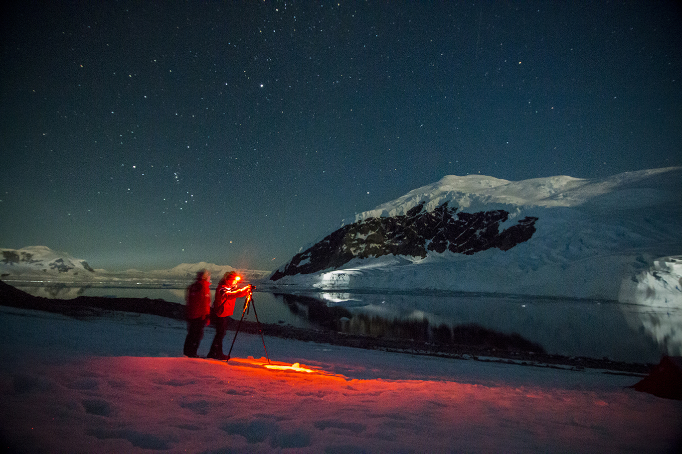 Антарктика Полярная ночь